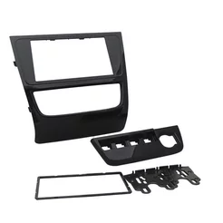 Moldura 2 Din Volks Gol, Voyage, Saveiro, G6 - Black Piano