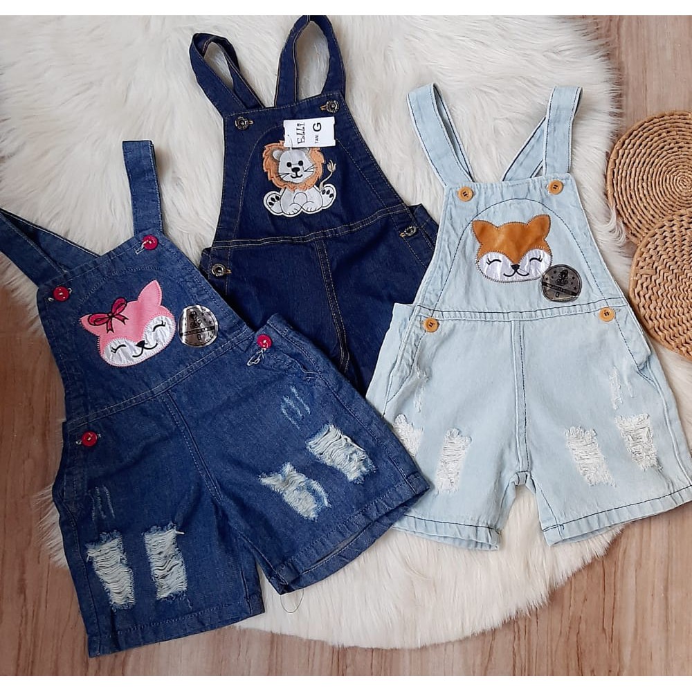 Jardineira Jeans (Masc e Fem) LINDA! Só Hoje!! em Oferta na Shopee