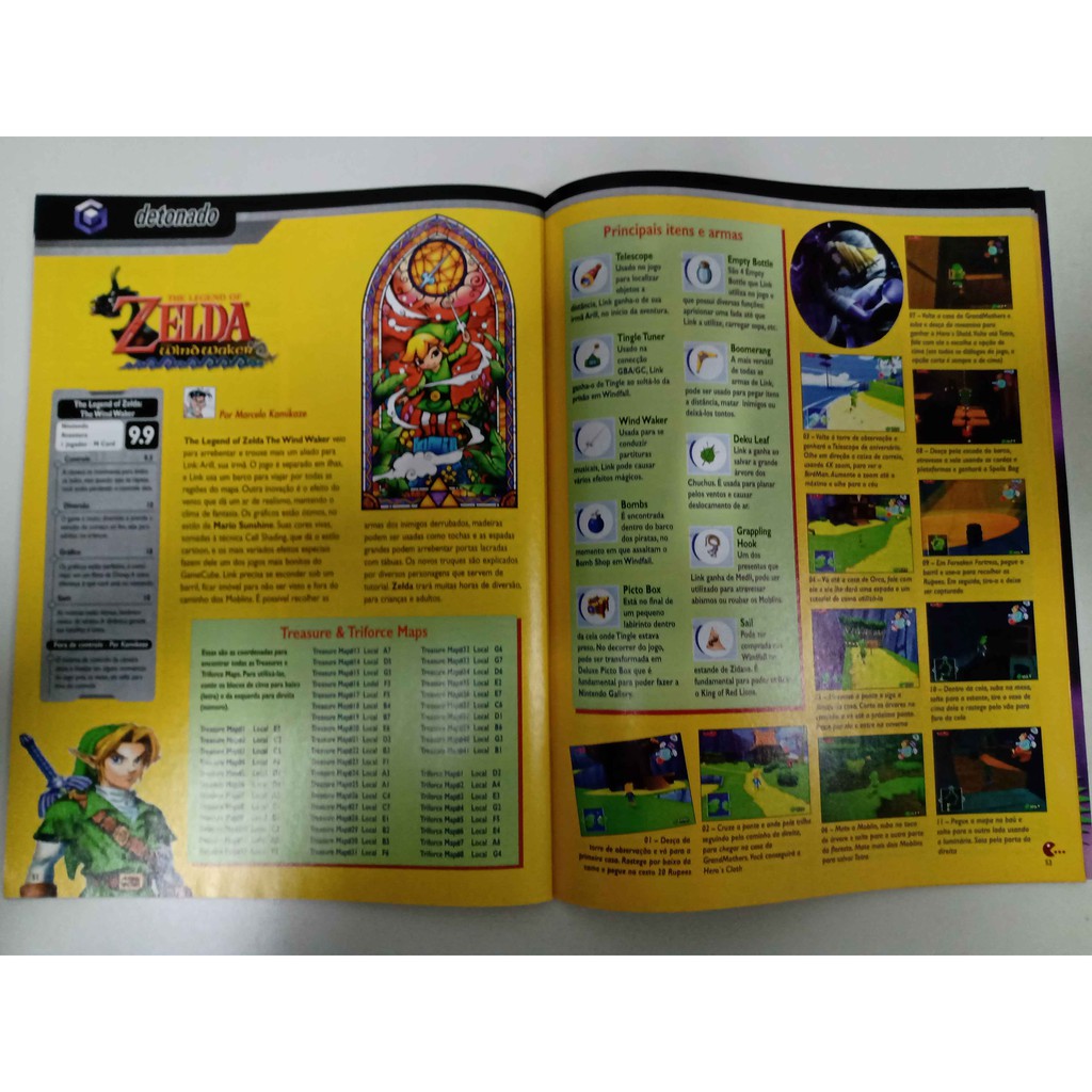 Revista Super Game Power - Número 101 - Detonado The Legend of Zelda: Wind  Waker
