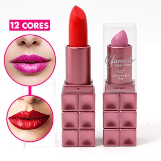 Batom Matte Glamour Cores do Momento Jasmyne JS1602