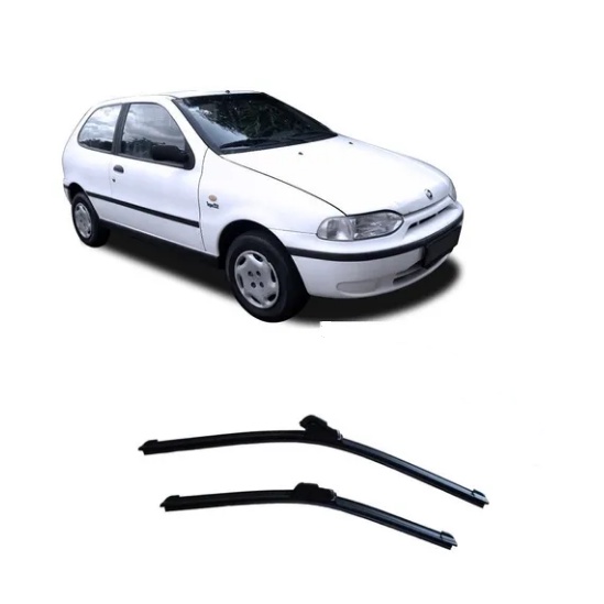 Par Palhetas Limpador De Parabrisa Dianteiro Para Fiat Palio G1 1996 1997 1998 1999 2000 em Oferta na Shopee