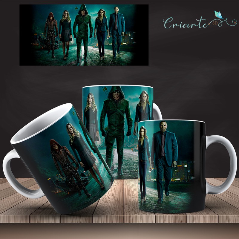 Caneca Porcelana Coleção Arrow Mod 03