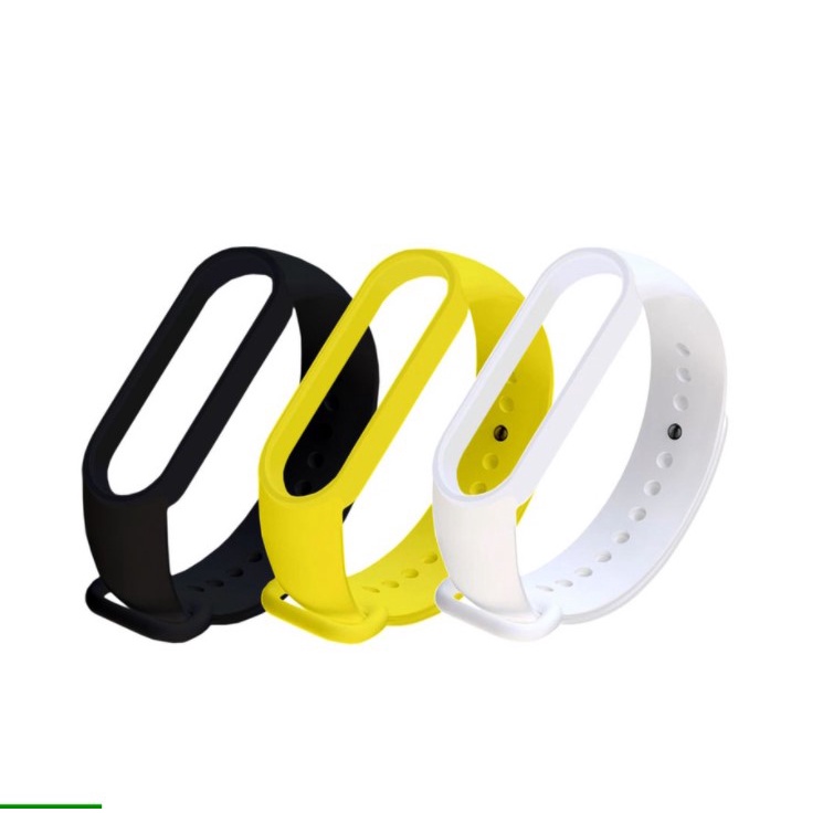Kit com 3 pulseira de silicone para mi band 5 em Oferta na Shopee