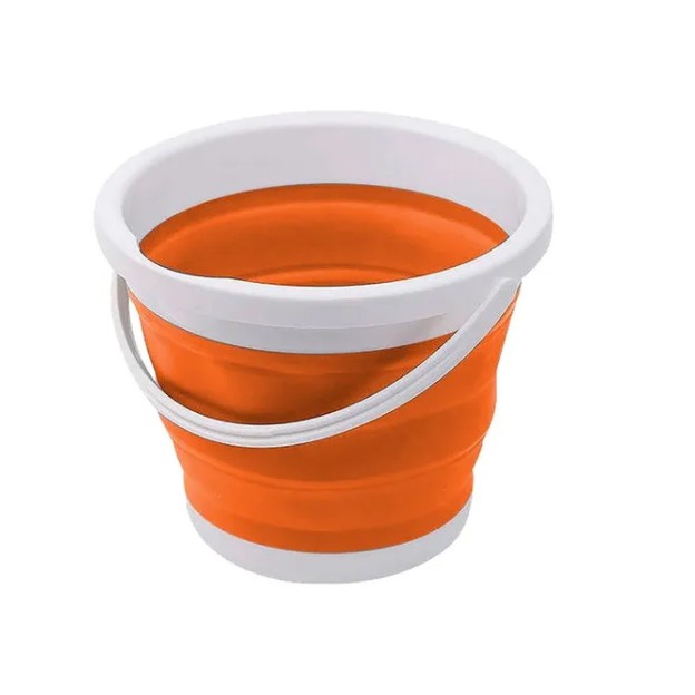 Balde Flexível Retrátil Dobrável Silicone 3 Litros