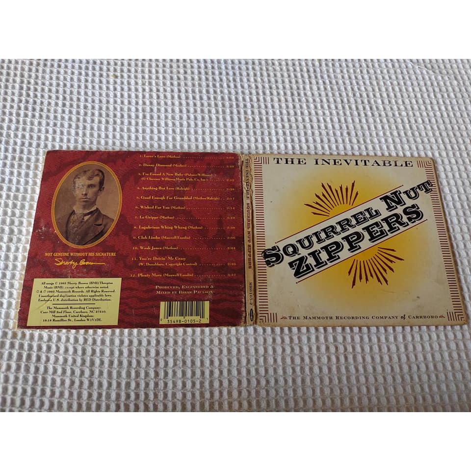 Squirrel Nut Zippers - The Inevitable CD Importado Neo Swing 1995