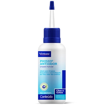Phisio Anti Odor Limpador Auricular - Virbac - 100ml em Oferta na Shopee