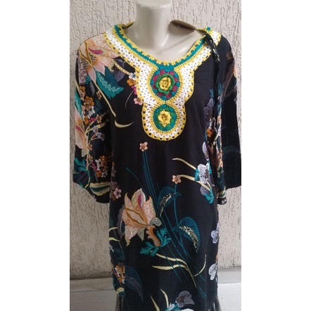 túnica bata  Indiana saída de praia blusa feminina