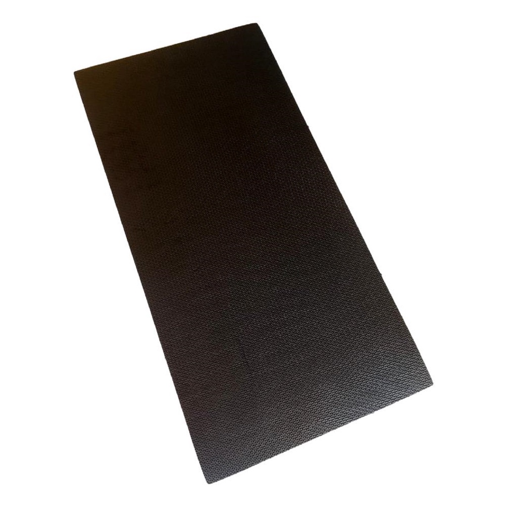 Colchonete Eva Tapete Yoga Exercícios 100x50x2cm 20mm Preto Ginástica Ioga Pilates