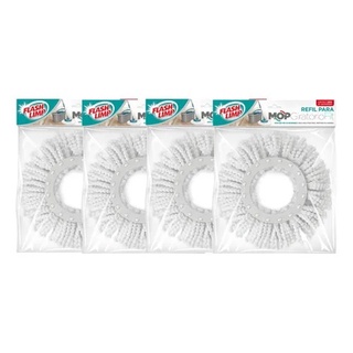 Kit 4 Refis De Microfibra Giratório Mop 8l fit5010 Odyssey 9775