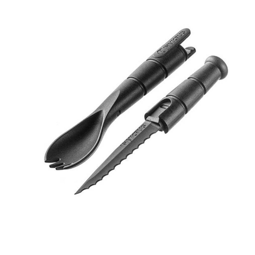 Kit Talheres Invictus Normandia 3 em 1 Talher Invictus Normandia - Edc Sobrevivência Talheres Refeição Acampamento Camping