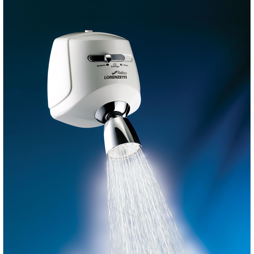 Ducha Chuveiro Relax 220v 5500w Branco Cromado Lorenzetti