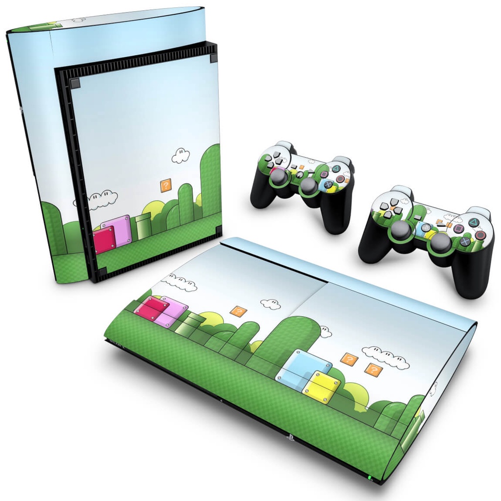 Skin PS3 Super Slim Adesivo - Super Mario Bros.