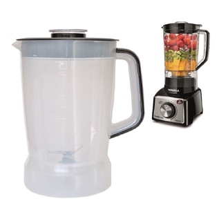 Copo Liquidificador Mondial Turbo Inox L1200 L-1000w Preto Translucido Reforçado