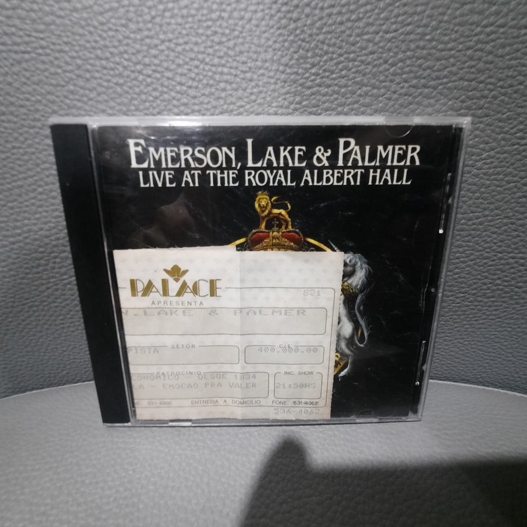 Cd Emerson, Lake & Palmer Live At The Royal Albert Hall / Com Ingresso do Show
