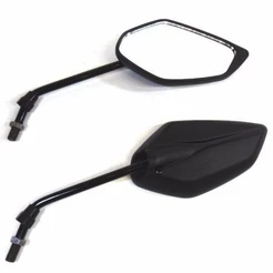 Par Retrovisor Espelho Crypton 105 / Crypton 115 / Ybr 125 / Xtz 125 / 150 / 250 - No Modelo Original