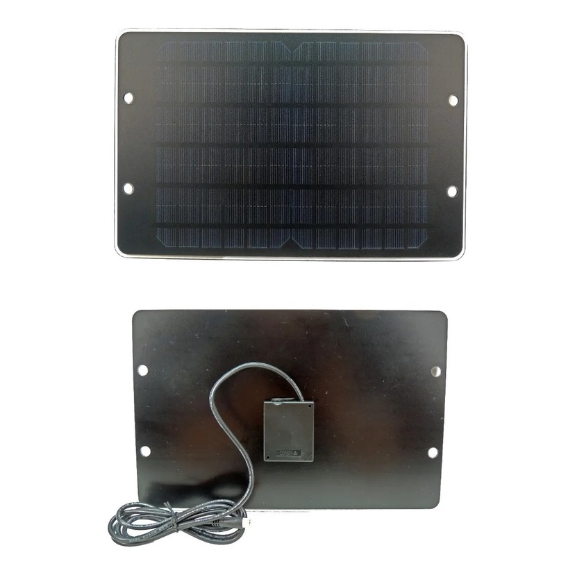 Mini Painel Solar Portátil 6v 6w Monocristalino Fotovoltaica