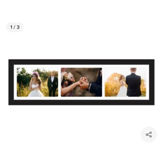Painel para 3 fotos 15x21cm porta retratos de parede em Oferta na Shopee