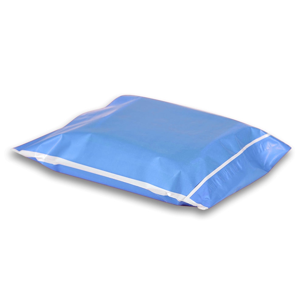 Envelope Segurança PEBD Reciclado Azul Bebe 32x40 50und