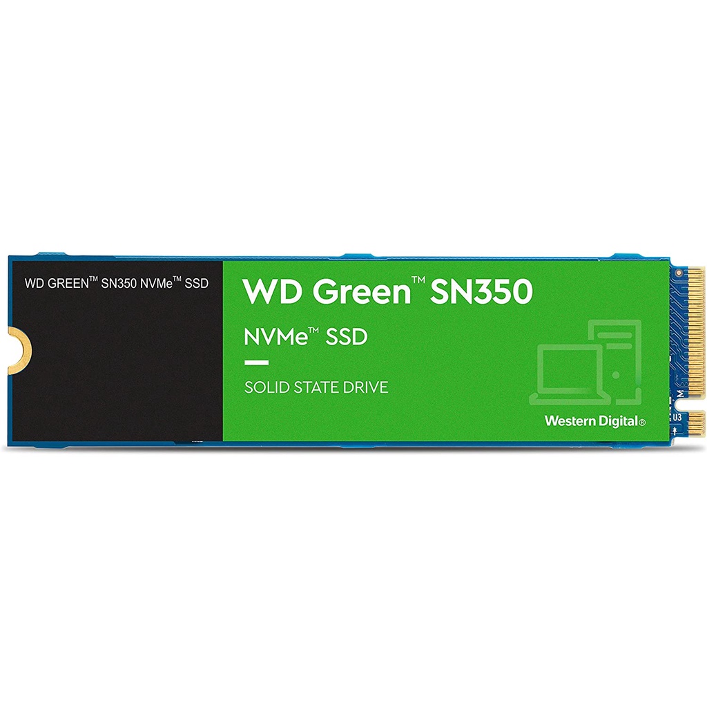 SSD M2 2TB WD GREEN SN350 NVME PCI-E GEN3 8GB/S - WDS200T3G0C | Shopee  Brasil