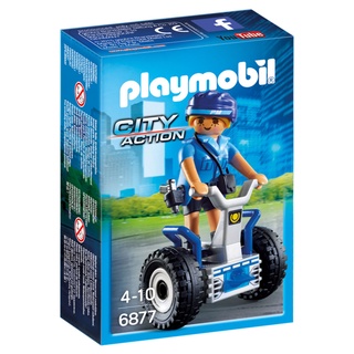 Playmobil - Polícia Feminina Com Segway