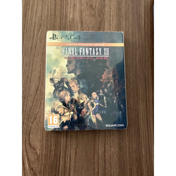 Final Fantasy XII The Zodiac Age [ Limited Edition STEELBOOK ] (PS4) NEW