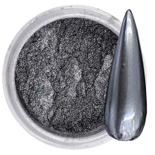 Pó metálico para decoração das unhas Mix da Jo Nº 3 pó cromado em Oferta na Shopee