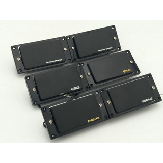 Captador De Guitarra EMG Seymour Duncan EMGHZ Passiva Humbucker Pickups 1C Bacia Cera Preto 1 Conjunto