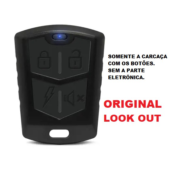 Capinha Carcaça Para Controles 4 Botão Alarmes Look Out. Capinha Carcaça Para Controles 4 Botão Alarmes Look Out.