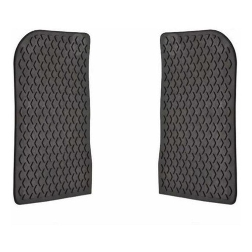 Par Tapete Estribo Interno Caminhão Vw 7100 8120 8140 8150 9150 Preto