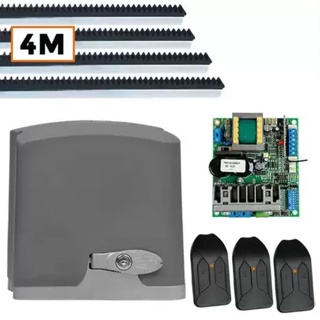 Kit 1 Motor DZ Rio 4m Crem 3 Control Portão Deslizante 400Kg em Oferta na Shopee