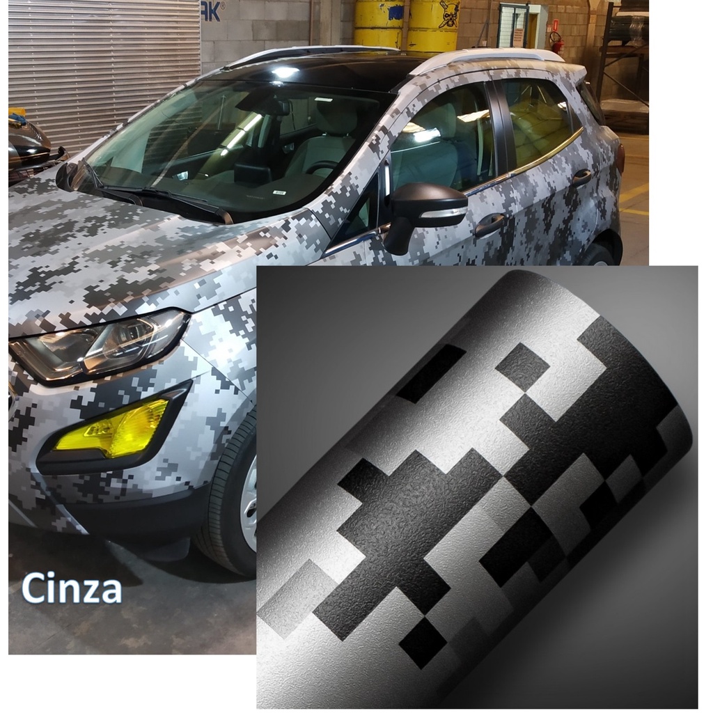 Adesivo Nero Metallizzato Cubi 3d Sfondo - Foto 8