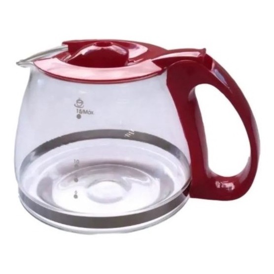 Jarra para Cafeteira Britania CP15 / CP15 INOX Vermelha