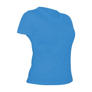 Baby Look Básica Anti Pilling Celeste Feminina