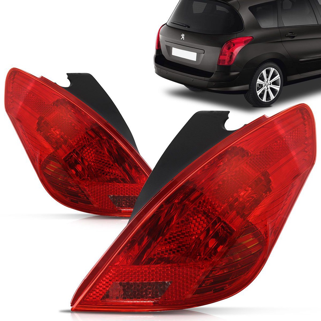 Lanterna Peugeot 308 2012 2013 2014 2015 Sem Led - Spare Parts and Accessories for Vehicles