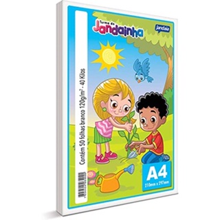Sulfite 40 120gr 50 Folhas Jandaia em Oferta na Shopee