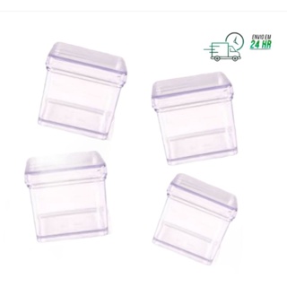 100 Caixas Caixinha de  Acrílico  4x4 ,lembrancinhas para personalizar - personalizável em Oferta na Shopee