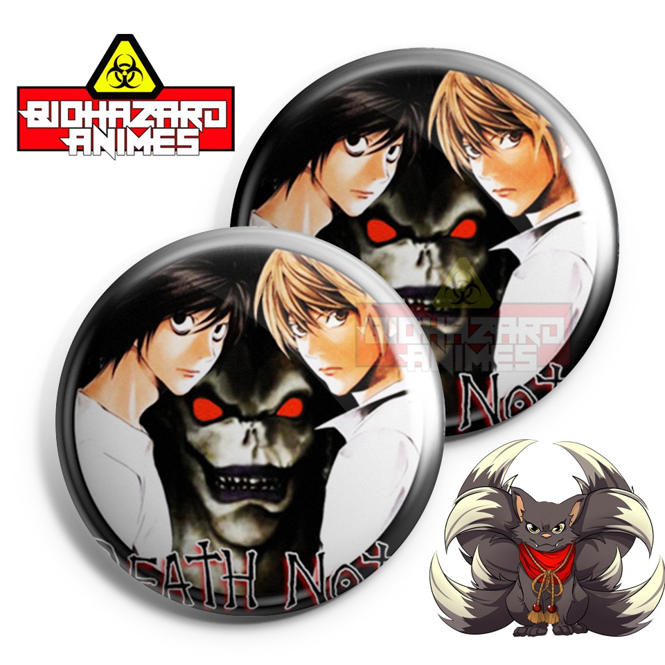 Button Death Note | Shopee Brasil