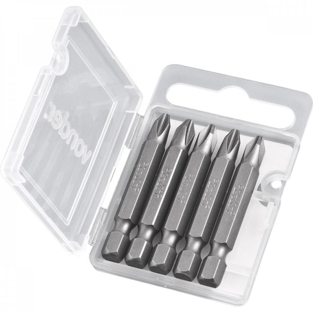 Bits De Ponta Philips 1/4" 50mm Vonder com 5 Peças em Oferta na Shopee