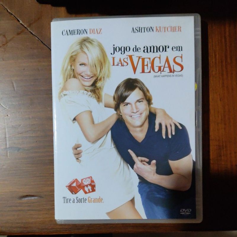 DVD Original Jogo de Amor em Las Vegas Cameron Dias Ashton Kutcher