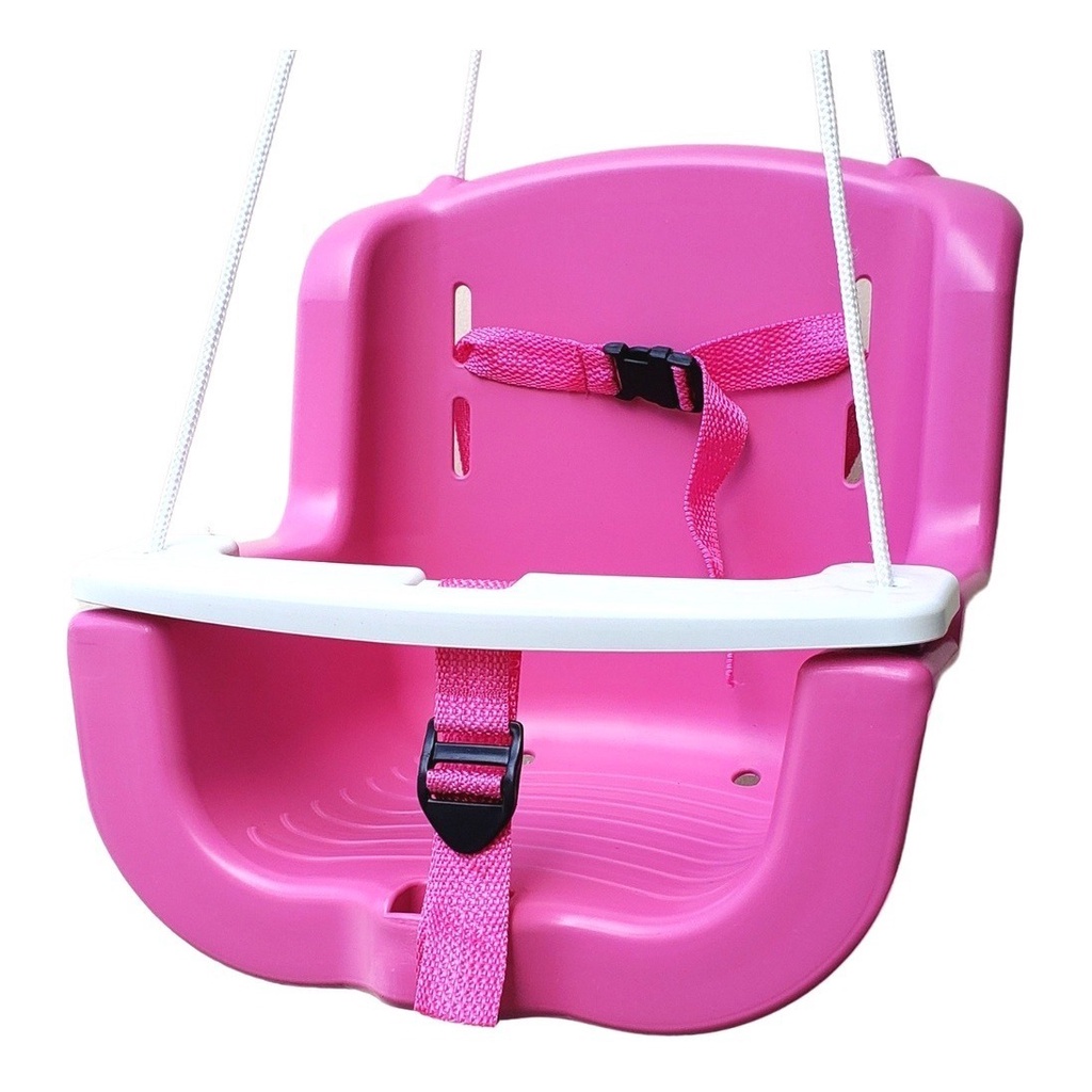 Balanço Infantil Bebê Kids Criança Com Cinto + Cordas Cinto Menino Menina / Azul Rosa em Oferta na Shopee