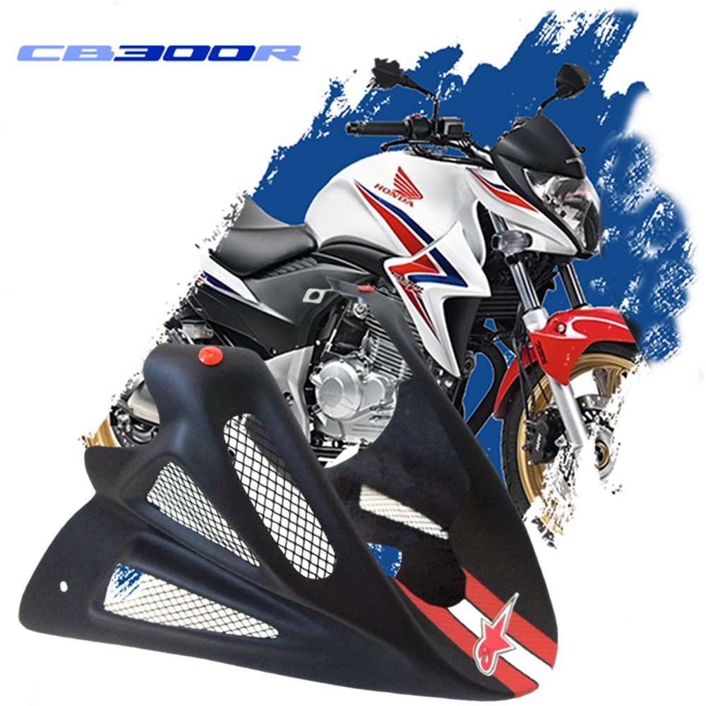 BICO DE PATO SPOILER DE MOTOR HONDA CB 300R E CB 300 | Shopee Brasil