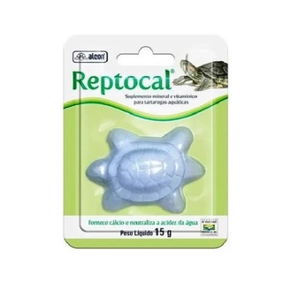 Alcon Reptocal 15g - Tartaruguinha Suplemento De Cálcio e Neutraliza a Acidez da Água