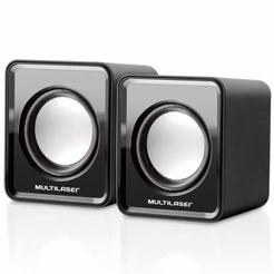 Caixa De Som Multilaser 20 Mini 3w Rms Preta - Sp144 BIVOLT