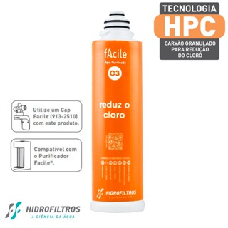 Refil Filtro Purificador Facile C3 Reduz Cloro Hidrofiltros em Oferta na Shopee