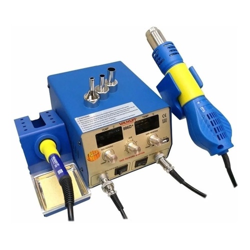 Estação Retrabalho Ar Quente Solda Yaxun 886d+ 220v C/nfe