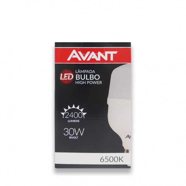 Lâmpada LED 30w Bulbo E27 Luz Branca 6500k Avant Casa-escritório-sala-quarto-cozinha-varanda -menor Preço