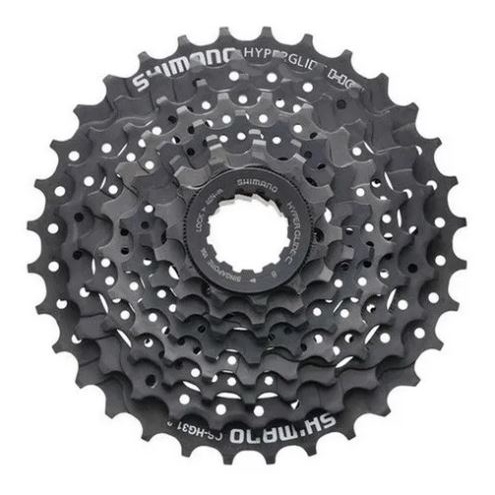 Cassete K7 Shimano Altus Claris 8v HG31 11-30 Preto Freehub Bike Speed Pinhão para Cubo de Encaixe