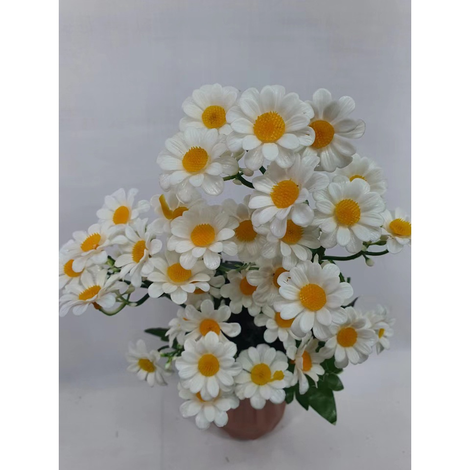 Margarida Artificial P/ Decoração Elegante CC6277 em Oferta na Shopee