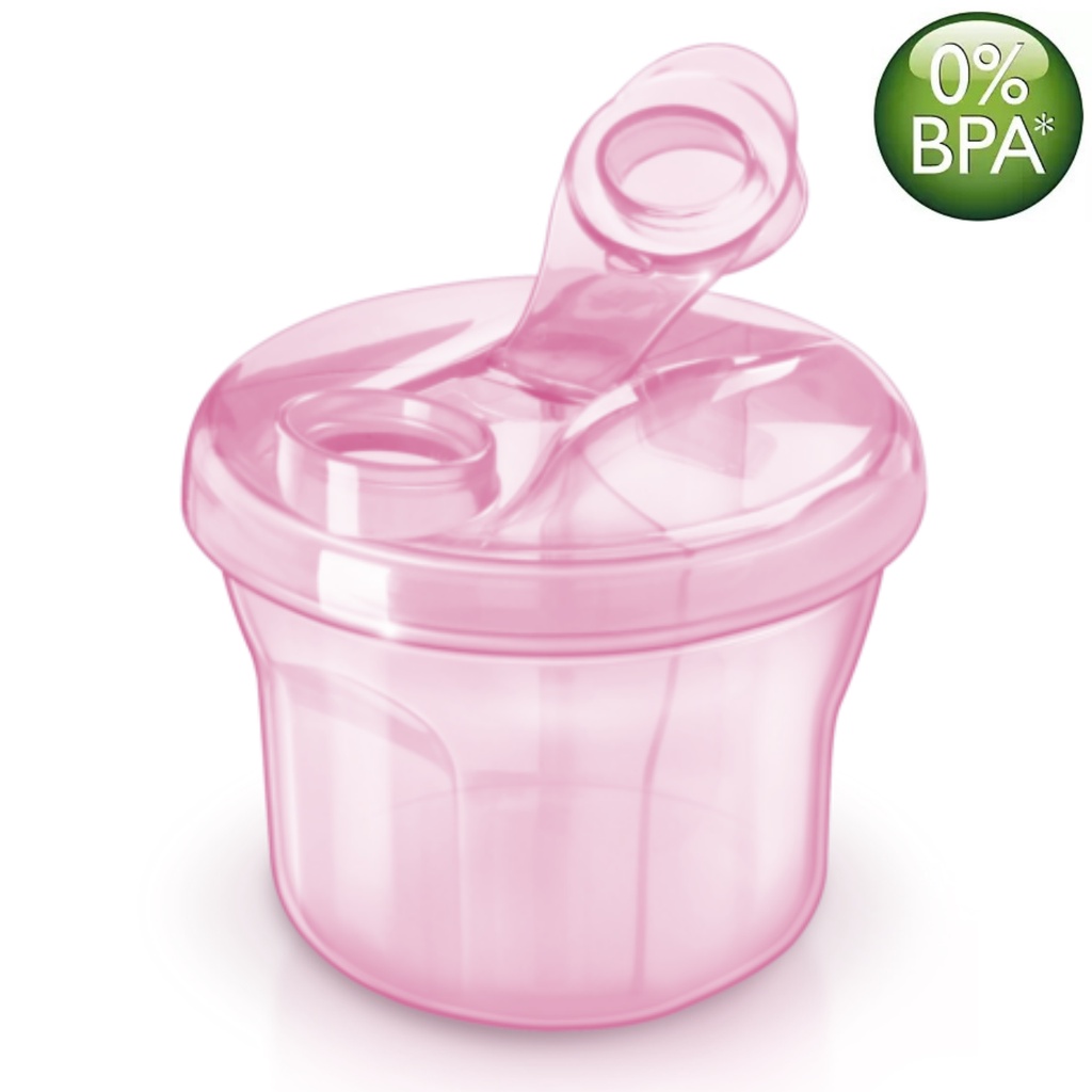 Dosador Pote De Leite | Porta Leite Em Pó Avent Rosa