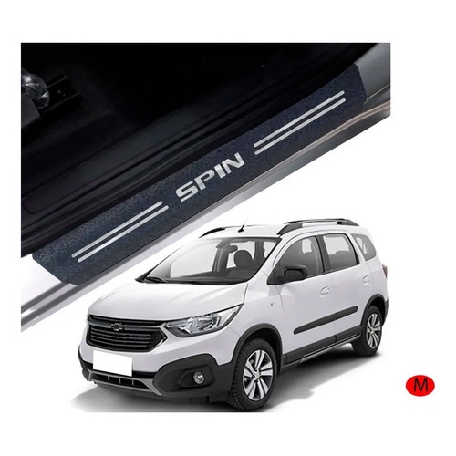 Soleira 8 Peças Gm Spin 2012 2013 2014 2015 2016 Até 2021